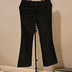 Star City Black and Gold Flare Pants